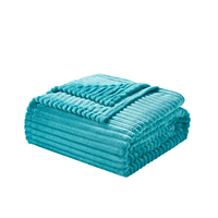 Plaid en polaire ultra doux et léger, couverture de lit luxueuse et moelleuse