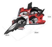 Avion télécommandé AiJH Rc Plane, retournement à 360 degrés, télécommande 2,4G, avion à aile fixe FEPP avec lumières, avion de chasse télécommandé, jouets