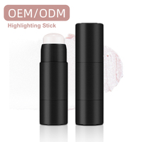Iluminador para maquiagem, caneta de brilho líquido para etiqueta privada