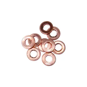 Copper Washer 15.1*7.7*2.0 F 00VC17503 F00VC17504 LINSHI Fuel Injector Gasket Washer Copper