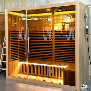 <span class=keywords><strong>Sauna</strong></span> en bois <span class=keywords><strong>Sauna</strong></span> infrarouge Salle de spa extérieure <span class=keywords><strong>Hamam</strong></span> Vapeur Petite maison Spa sec infrarouge Vapeur Villa personnalisée Salle de <span class=keywords><strong>sauna</strong></span> Savon Hamame - Product Image 3