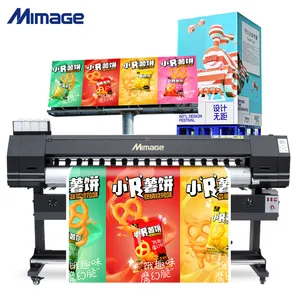 Micage Locor macchina da stampa adesivo in vinile Flex Banner Plotter 1.6m tela Eco solvente stampante