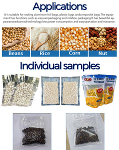 Mini yarı otomatik kahve çekirdeği vakum azot kodlama doldurun ve sızdırmazlık makinesi emme gıda vakum ticari paketleme makinesi - Product Image 2