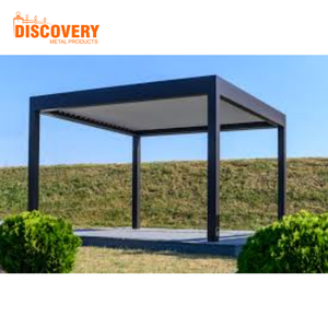 Pérgola <span class=keywords><strong>con</strong></span> Recubrimiento de Polvo de Aluminio para Jardín y Patio, Techo Impermeable Ecológico, Tamaño Personalizado, Fácil Instalación, Venta al Por Mayor B2B - Product Image 6