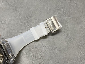 Relojes de Cuarzo de la Serie G con Pantalla LED Analógica, Deportivos, de Lujo, con Correa de Goma Miyota y Fibra de Carbono, Longitud de la Correa de 21 cm, Grosor de la Caja de 5 mm - Product Image 3