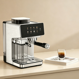 Machine à café expresso haute pression 20 bars semi-automatique avec mousseur à lait pour latte et cappuccino - Product Image 2