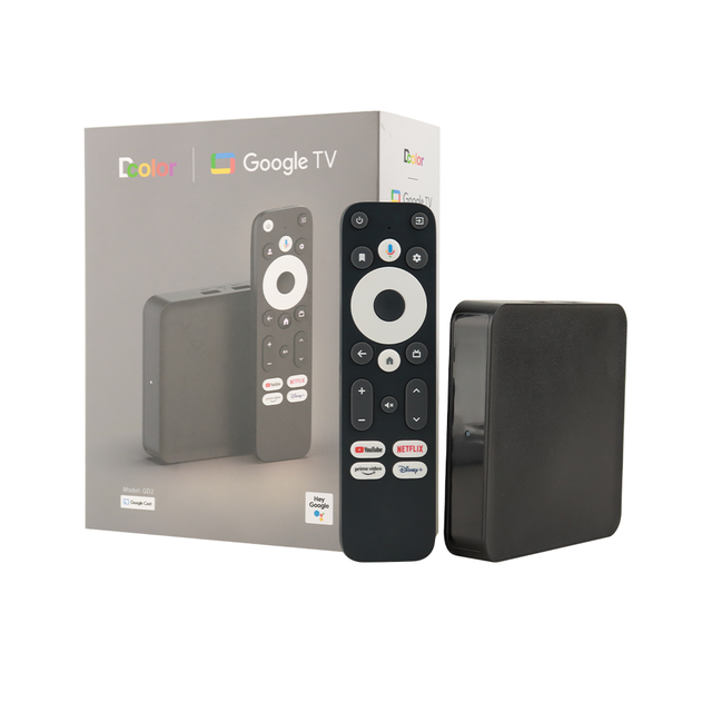 Factory Wholesale GD2 Android 14 TV Box 2GB 32GB 4K UHD GTV Certified Smart Android TV Box Set Top Box