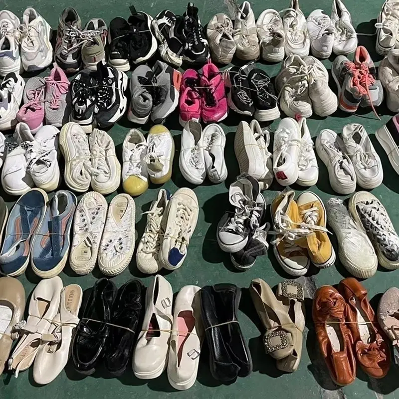 EUA barato segunda mão sapatos velhos estoque atacado marca sapatos usados por kg sapatos mistos para venda usado