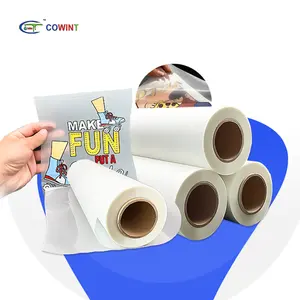 Cowint inkjet printing clear heat transfer sticker plastic pet sheet roll and screen printing pet sheet for printing