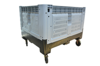HUADING 1200*1000*810mm bon prix pliable en plastique stockage palette boîte conteneur fabricant pour l'industrie fruitière