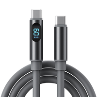 Cable de Carga Rápida USB C a USB C de 60W, Cable de Datos de Alta Velocidad 3A de TPE Duradero para MacBook, iPad Pro y Hub