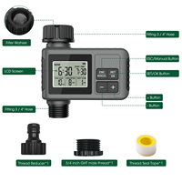 Temporizador de agua programable para exteriores para grifo de jardín IPX5 Temporizador de manguera impermeable con modo manual
