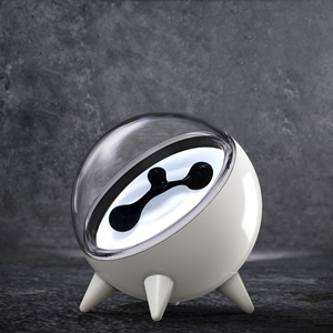 Visualiseur Haut-parleur <span class=keywords><strong>ferrofluide</strong></span> dansant avec aimant de rythme musical Lampe liquide Ornement de table - Product Image 1