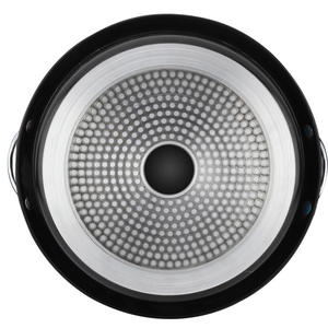 Plaque de cuisson ronde en aluminium 26 cm, portable, pour barbecue extérieur et intérieur, cuisson, pâtisserie, antiadhésive, multifonctionnelle - Product Image 1