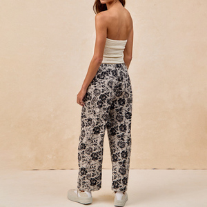 <span class=keywords><strong>Pantaloni</strong></span> larghi con stampa floreale da donna - Product Image 5