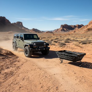 Canasta de Carga para Llanta de Repuesto de Jeep Wrangler, 30-40 Pulgadas, Acero, Sin Perforación, Soporte de Transporte, Capacidad de Carga de 80 Libras - Product Image 2