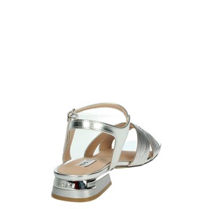 Sandali estivi Casual da donna K-9641 pantofole piatte in argento Anti-scivolose Design della piattaforma di tendenza alla moda - Product Image 3