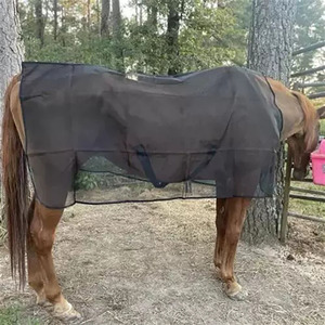 Manta para Caballo en Oferta, con Tela de Malla Transpirable, Protección Contra Moscas y Mosquitos, Ajustable para Establos y Pastoreo - Product Image 2