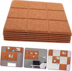 Panel de Corcho Cuadrado de 30*30 cm, 9 mm de Grosor, Autoadhesivo con Alfileres para Pared, Hogar, Escuela, Oficina, Decorativo y Acústico, Venta al Por Mayor - Product Image 4