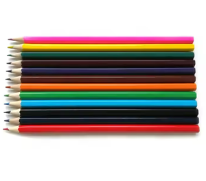 Matite Colorate ad Acqua di Alta Qualità EN71 FSC in Legno di Tiglio Morbido, 12/24 Colori, Pronte per la Spedizione, per Studenti e Artisti - Product Image 2