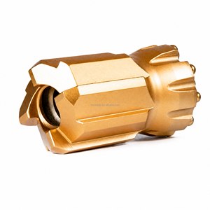 Broca de botón roscada T51 de 115 mm con centro de caída, de acero de aleación forjado para perforación en minería de minerales - Product Image 3