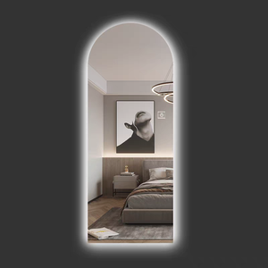Ce certificata all'ingrosso grandi specchi liberi di rame specchietti d'argento 3 colori arco dimmerabile <span class=keywords><strong>specchio</strong></span> LED sulla parete - Product Image 3
