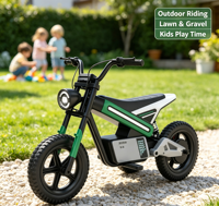 Nouveau Vélo Électrique Enfant en Acier Carbone, VTT, Ensemble de Huit Pièces, Taille 12, Adapté aux Enfants