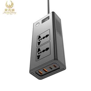 Mới Xe Biến Tần Điện 200W Kép Ổ Cắm Phổ 4USB Giao Diện Qc3.0 + Pd Nhanh Phí Đầu Vào 12V Để Đầu Ra 220V Điện Áp - Product Image 4