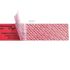 Băng Dính Niêm Phong Vô Hiệu Rõ Ràng Màu Đỏ Băng Dính An Toàn Chuyển Toàn Bộ Băng Dính An Toàn Chống Trộm - Product Image 3