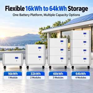 แบตเตอรี่โซลาร์แบบเรียงซ้อนได้ 51.2V 280Ah 314Ah 15kWh สำหรับสำรองไฟบ้าน ใช้เอง และเก็บพลังงานสำรองสำหรับระบบออฟกริด - Product Image 1