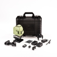 4x360 4D niveau laser vert auto-nivelant 16 lignes de qualité industrielle alimenté par batterie