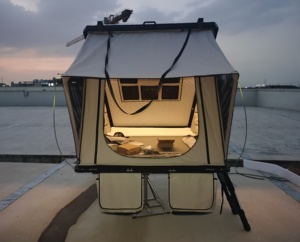 Tapis de refroidissement Remaco Overland pour camping avec lumière LED, prise USB, panneau <span class=keywords><strong>solaire</strong></span> en option, poteau en aluminium pour <span class=keywords><strong>tente</strong></span> de toit de voiture - Product Image 6