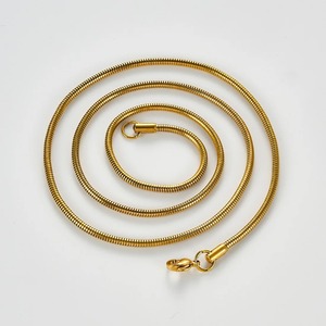 Cadena de Serpiente de Acero Inoxidable de 1/1.5/2.4/4.2MM de Ancho, Collar Impermeable para Mujer <span class=keywords><strong>y</strong></span> <span class=keywords><strong>Hombre</strong></span>, Estilo Japonés Coreano, Gargantilla Hip Hop - Product Image 5