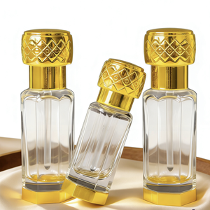 Vendita Calda Bottiglia di Vetro di Lusso per Profumo/Olio Essenziale Arabo da 3ml 6ml 12ml <span class=keywords><strong>con</strong></span> Bastoncino in Vetro - Product Image 5