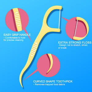 En çok satan çevre dostu biyobozunur kalite çevre diş çok lezzet taşınabilir diş ipi - Product Image 2
