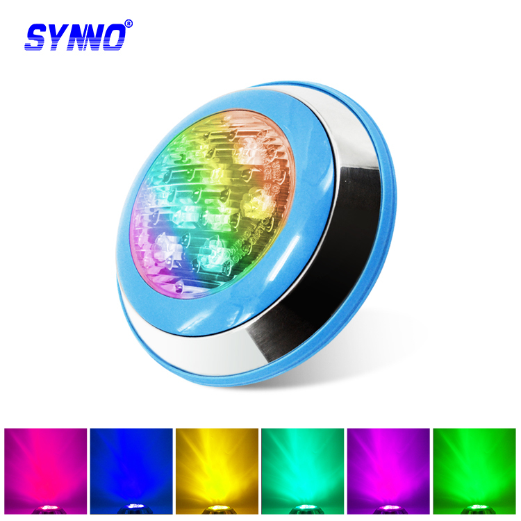 RGBW Color Change IP68 Submersible LED Pool Lights 24V Low Voltage Stainless Steel Underwater Light for Swimming Pools