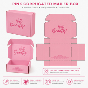 Cajas de cartón corrugado plegables personalizadas de fábrica con impresión a todo color de doble cara para empaques de cosméticos y cuidado de la piel - Product Image 2