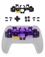 Compatible avec la manette PS5 BDM-030/040/050/060, kit de 12 micro-interrupteurs Omron - Réponse rapide pour améliorer l'expérience de jeu