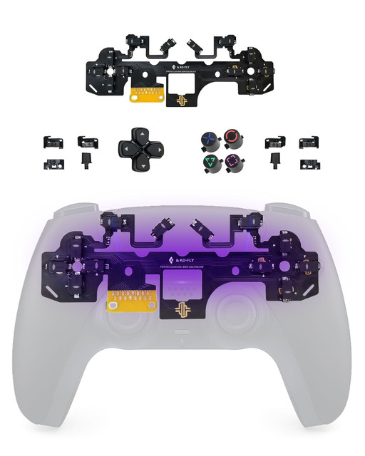 Suitable for PS5 Controller BDM-030/040/050/060, Omron Micro Switch 12 Key Kit - Fast Response to Enhance Gaming Experience