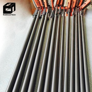 45ft 50ft 60ft 3K Telescopic Carbon Fiber Poles Water Fed Pole System Cleaning Pole Pure Water Window Cleaning