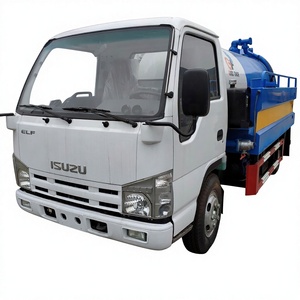 Camión Isuzu 4x2 con Tanque de Succión y Limpieza de Alcantarillado de 5000L/5 Toneladas para Dragado de Tuberías - Product Image 1