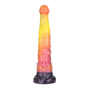 ดิ๊กโด้แฟนตาซีรูปม้า FAAK Monster Dildo แบบนุ่มสำหรับการสอดใส่ทางทวารหนัก พร้อมปมขนาดใหญ่ ดิ๊กโด้รูปปมสุนัข พร้อมถ้วยดูด ของเล่นทางทวารหนักสำหรับผู้ชาย - Product Image 3
