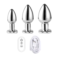 Queue de chien vibrante télécommandée, plug anal vibrant sans fil pour hommes
