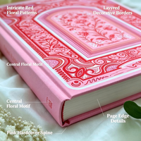 Buku Catatan Bersampul Keras A5 Motif Bunga, Dapat Dicetak Sesuai Pesanan, Buku Harian Wanita Elegan, Hadiah Buku Catatan