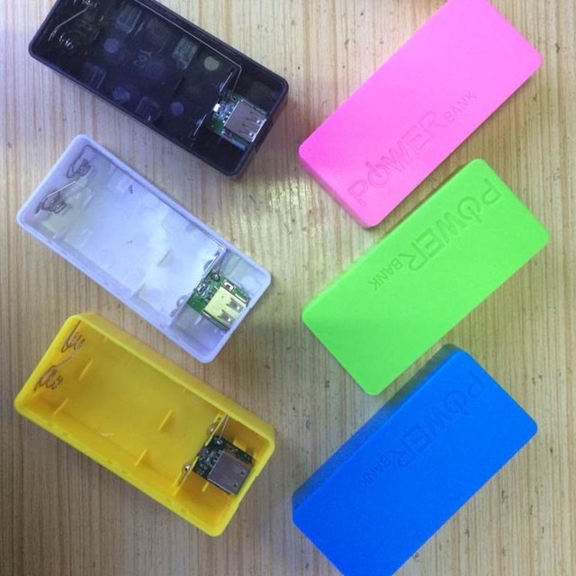 Small Portable Diy Circuit Board 18650 Sets Of Weld-Free Mobile Power Case For Charging Bank....