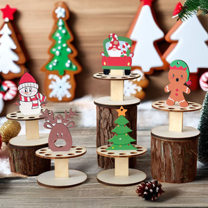Christmas Decoration Holiday Cash Gift Holder Creative Graduation Cash Gift Holder Laser Cut Wooden Christmas Money <b>Clip</b> - Product Image 1