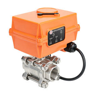 Válvula de bola microeléctrica de 3 vías de acero inoxidable 304, mini válvula motorizada, exquisito actuador microeléctrico, motor sin escobillas ODM - Product Image 4