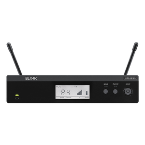 מערכת מיקרופון קריוקי דינמי אלחוטי UHF מדגם QUANSHENG BLX4R B58 PG58 BLX24R, נייד, קל משקל, עשוי מתכת שחורה - Product Image 3