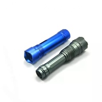 Tubes de boîtier de lampe de poche en aluminium usiné CNC