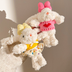 Bán Buôn Phim Hoạt Hình <span class=keywords><strong>Bunny</strong></span> Sang Trọng Keychain Mặt Dây Chuyền PP Bông Đầy Tùy Chỉnh Kích Thước Logo 17Cm Dễ Thương Búp Bê Động Vật Đồ Chơi Cho Unisex Sử Dụng - Product Image 3